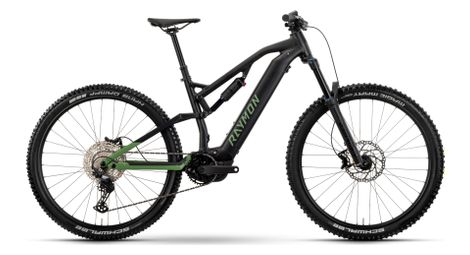 Raymon tailray 150 mtb elettrica a sospensione completa shimano deore 12s 720wh 29'' nero 2025