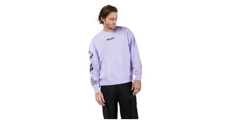 Sweat homme fox oversized crew hello future violet