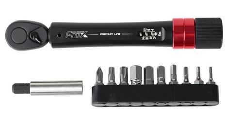 Jeu de clés dynamométriques 10 embouts compact mini 2-14 nm avec étui