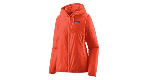 Chaqueta de manga larga patagonia houdini coral para mujer