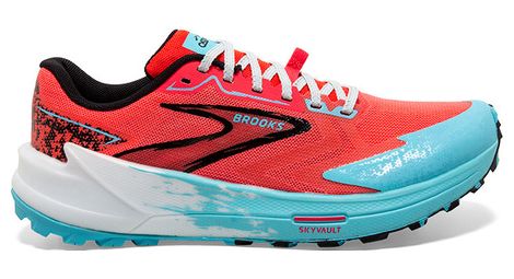 Brooks catamount 3 scarpe da trail rosa blu donna 40.1/2