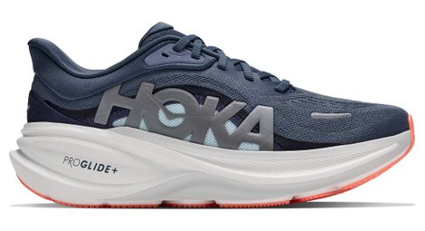 Chaussures Running Hoka Clifton Pro Bleu/Rose Femme