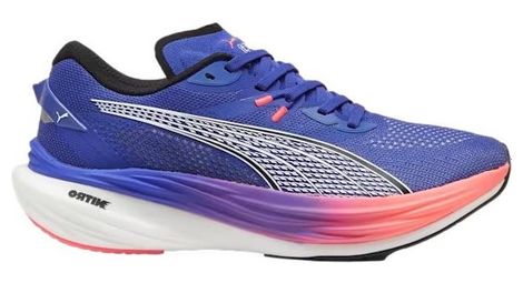 Chaussures de running puma deviate nitro 3 bleu / rose homme