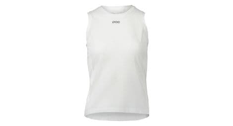 Maglia senza maniche poc essential layer hydrogen da donna, bianco