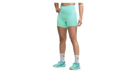 Pantaloncini da ciclismo Puma x Hyrox Essentials verdi da donna