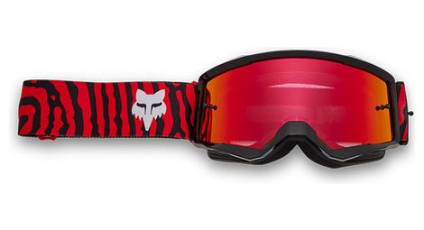 fox hand impression junior mask   spark visier rot fluoreszierend