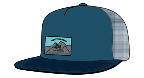 Casquette Helly Hansen Hh Flatbrim Trucker Cap Bleu OS