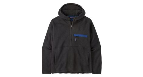 Polaire patagonia better sweater 1/2 zip noir homme