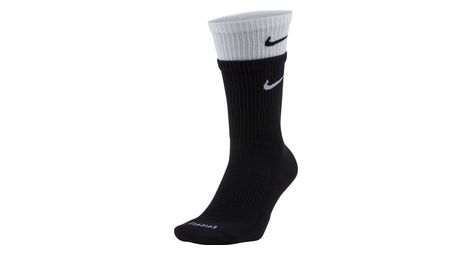 Chaussettes nike everyday plus cushioned noir/blanc unisex