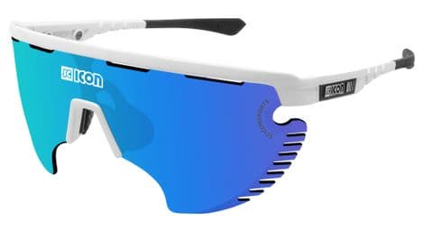 Scicon sports aerowing lamon lunettes de soleil de performance sportive (multimirror bleu scnpp/luminosité blanche)