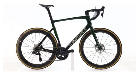 Produit reconditionné · Specialized Tarmac SL7 S-Works Di2 12V · Vert / Vélo de route | Très bon état