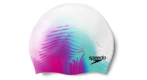 Speedo dig printed pink swim cap
