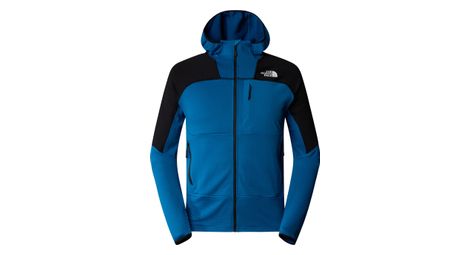 The north face stormgap hoodie fleece blau