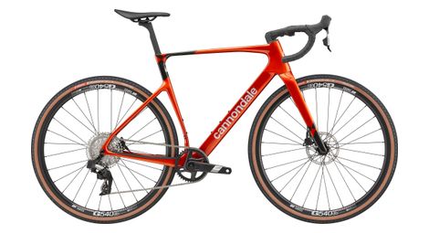 Vélo de Gravel Cannondale SuperX 4 Sram Apex AXS 12V 700 mm Orange Fire 2026