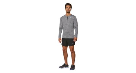 Maillot manches longues 1 2 zip mizuno impulse core gris