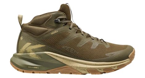 Scarpe da trekking Keen Targhee Apex Mid WP verde da uomo