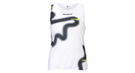 Canotta Scott RC Run bianca/nera da donna