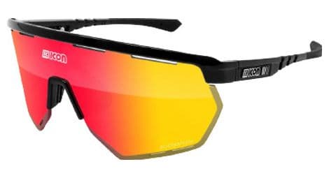 Lunettes scicon aerowing noir / rouge miroir