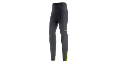 Collants longs gore wear c3 thermo noir jaune fluo