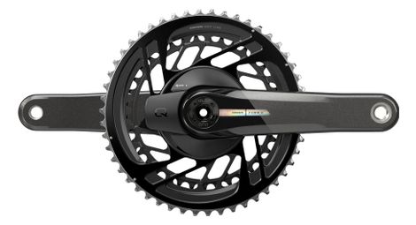 power sensor crankset sram force d2 dub 50 37 teeth 2x12v black without housing