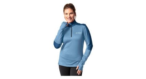 Forro polar vaude livigno halfzip ii azul para mujer