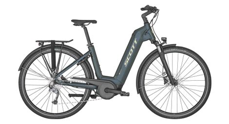 Scott sub tour eride 20 bicicletta ibrida unisex shimano alivio 9s 500wh 700mm blu