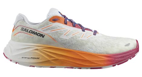 Salomon aero glide 2 laufschuhe weiß orange violett herren 46