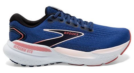 Brooks glycerin gts 21 blue pink women's running shoes