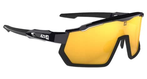 Azr pro race rx schwarz lackiert / wasserabweisendes visier gold