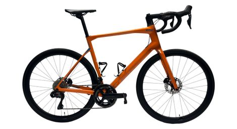 Velo De Route Bmc Roadmachine One Shimano Ultegra Di2 12V 700 Mm Orange Apricot 2023 T 58 184 192Cm Produit Reconditionne