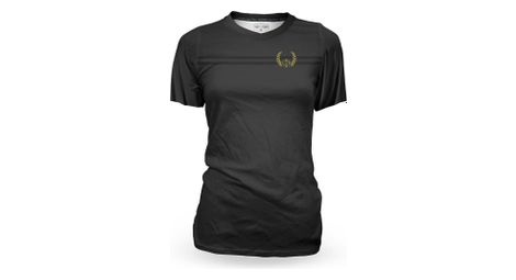 Maillot manches courtes femme loose riders c s laurel noir