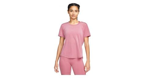 Camiseta de manga corta nike one dri-fit breathe rosa para mujer xs