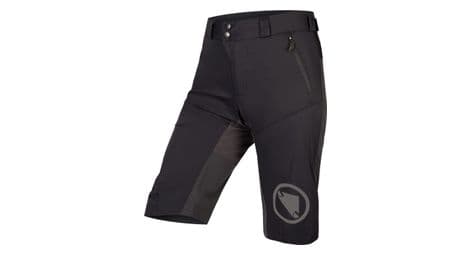 Pantalones cortos de mtb para mujer endura mt500 w negro