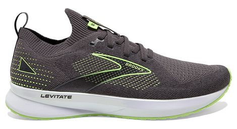 Chaussures de running brooks levitate stealthfit 5 gris jaune