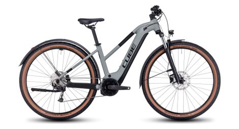 Cube reaction hybrid performance 500 allroad trapeze electric hardtail mtb shimano alivio 9s 500 wh 29'' swamp grey green 2023