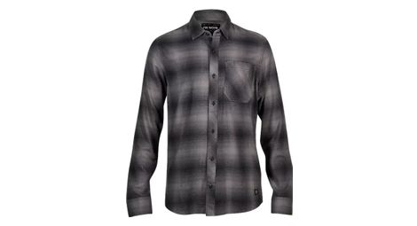Chemise fox en flanelle survivalist noir