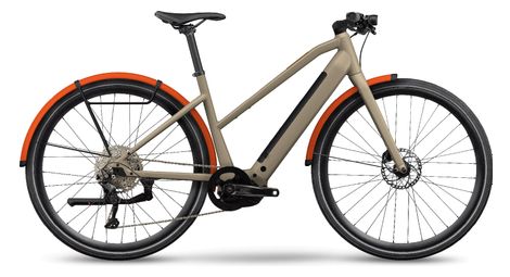 Bmc 257 amp two st bicicletta elettrica da città shimano deore 12s 625 wh 700 mm sabbia beige 2022