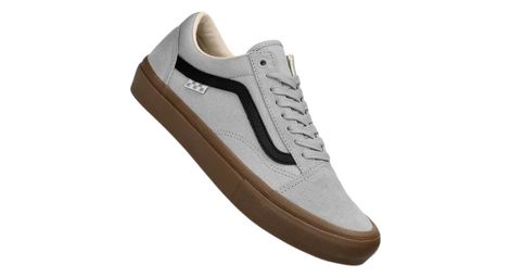 Par de zapatillas vans skate old skool gris/goma