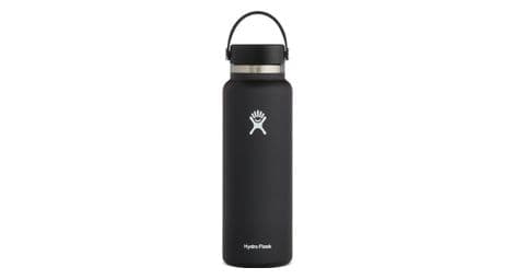 Bouteille hydro flask wide mouth flex cap 2.0 1180 ml noir