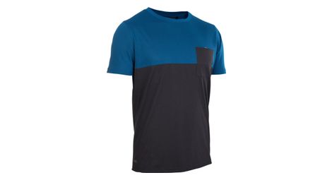 Maglia manica corta amp ion seek nera / blu