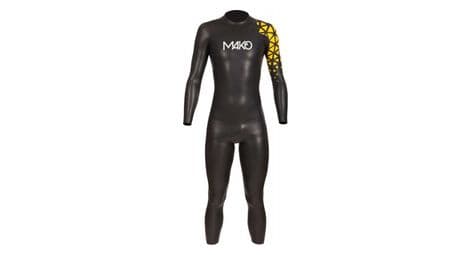 Traje de neopreno mako hali plus negro amarillo hombre