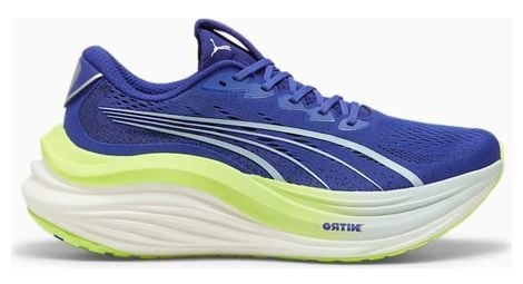 Chaussures de running puma magmax nitro bleu / vert homme