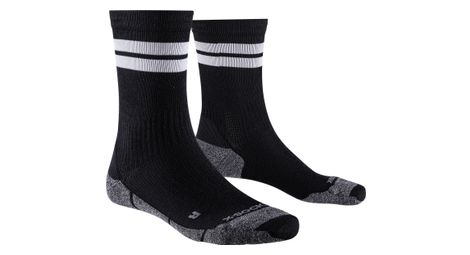 Chaussettes x-socks core natural graphics crew noir/gris foncé