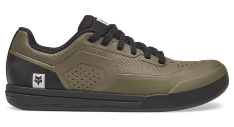 Chaussures pédales plates fox union khaki