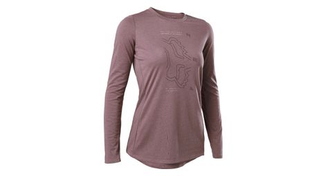 Maillot manches longues femme fox ranger dr plum beige