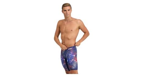 Maillot de bain arena kikko pro swim jammer us flag rouge bleu