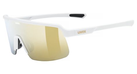 Uvex Dyrt Brille, Weiß/Gold, verspiegelt