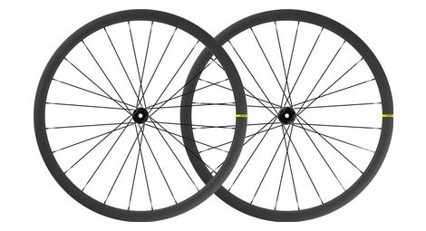 Paire de roues mavic cosmic sl 32 disc 700 12x100 12x142mm centerlock