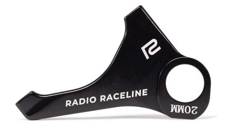 Adaptateur de frein radio race helium pro 20 mm noir