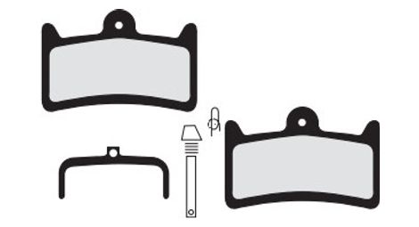 Ebc vert paire de plaquettes hope v4 organique medium